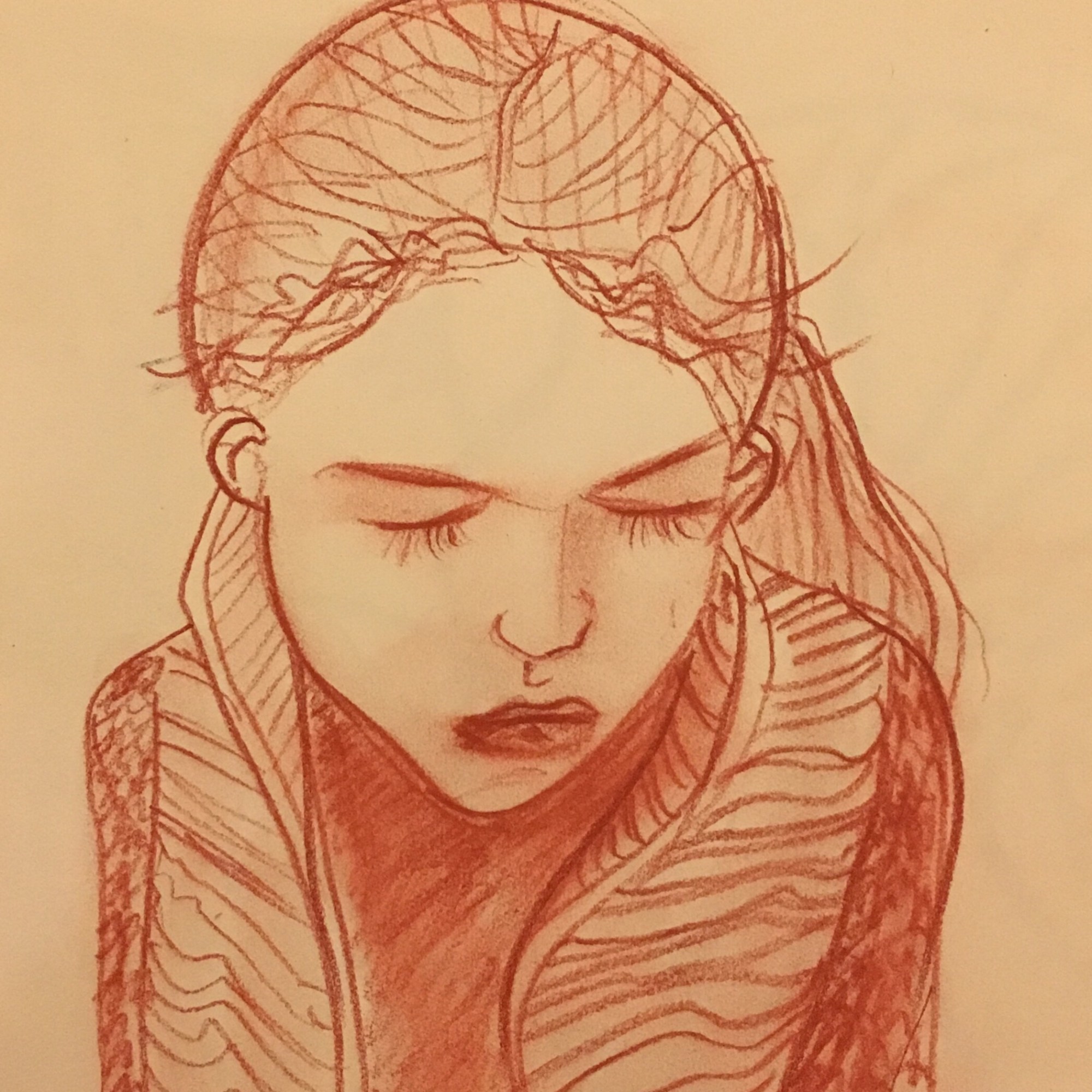 (c) Confais - sanguine - 20x30 - 2018